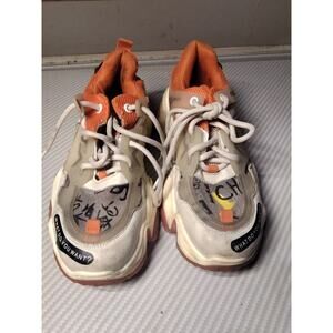 Graffiti Running Shoes Breathable Women's Size 6.5